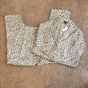 NWT Ann Taylor leopard Print Sleepwear